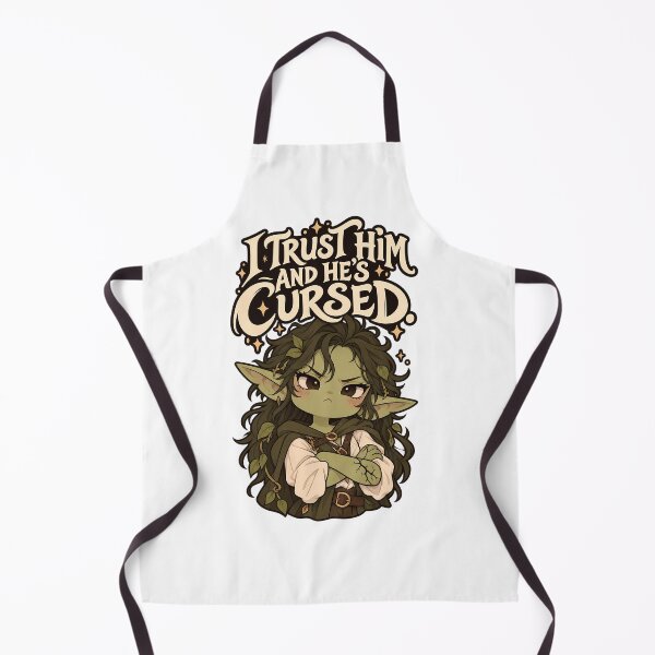 Item preview, He is cursed illustration designed and sold by WhimsyPeachCo.