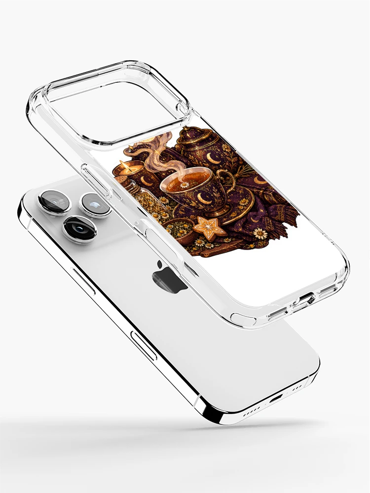Thumbnail 2 of 5, iPhone Case, Moonlit Witchy Tea Ritual designed and sold by InkPixell.