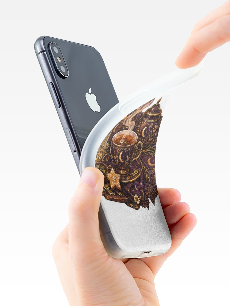 Thumbnail 4 of 5, iPhone Case, Moonlit Witchy Tea Ritual designed and sold by InkPixell.