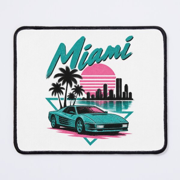 Item preview, Miami Vice Retro 80s Style Neon Design Inspired by Vintage Miami Aesthetic designed and sold by Maxim Burner.
