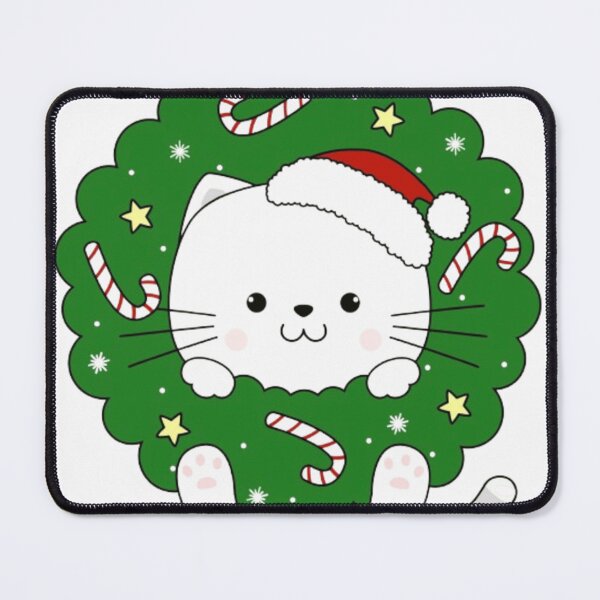 Item preview, Sleeping Orange Cat in Christmas Wreath – Cozy Holiday Cat Art designed and sold by j7boy.