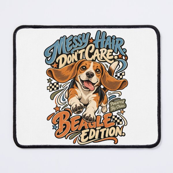 Item preview, Messy Hair Dont Care Beagle Edition Tee designed and sold by Tong4130.