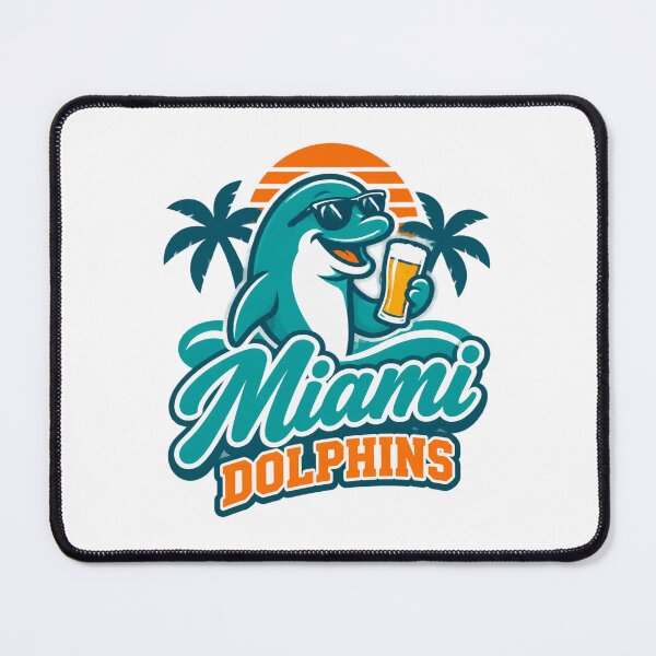 Item preview, Miami Dolphins Inspired Funny Sports Fan Drinking Design designed and sold by Maxim Burner.