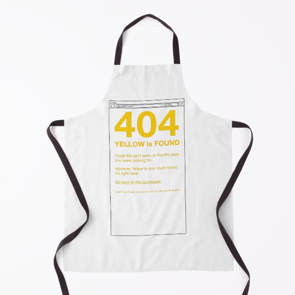 Aperçu de l'œuvre Jaune trouvé 404 Page Art créée et vendue par Yellow Zone.