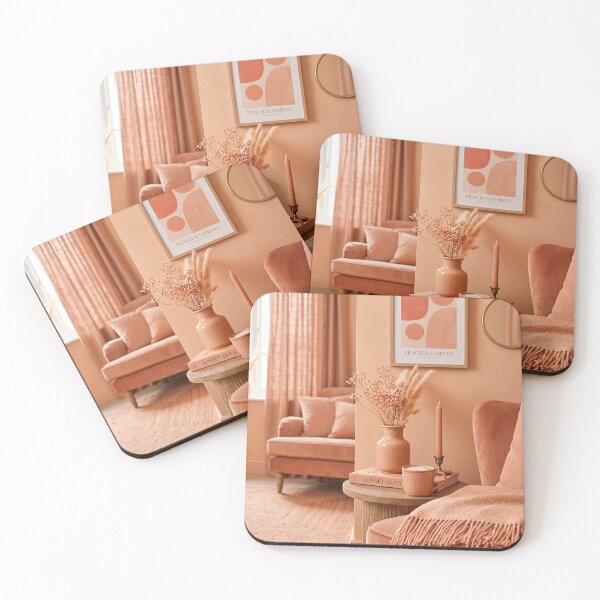 Item preview, Colors – Room decor in peach tones designed and sold by snoWorkshop.