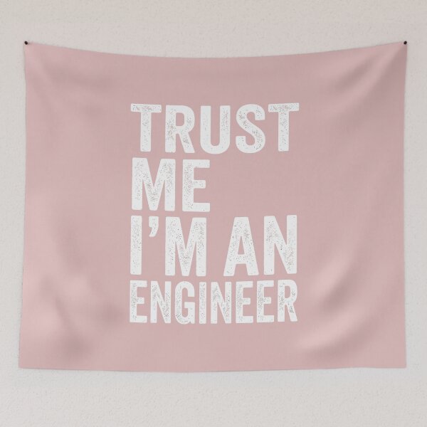 Item preview, Trust Me I'm an Engineer Funny Engineering Quote Vintage Design designed and sold by YOUNG DREAM STORE.