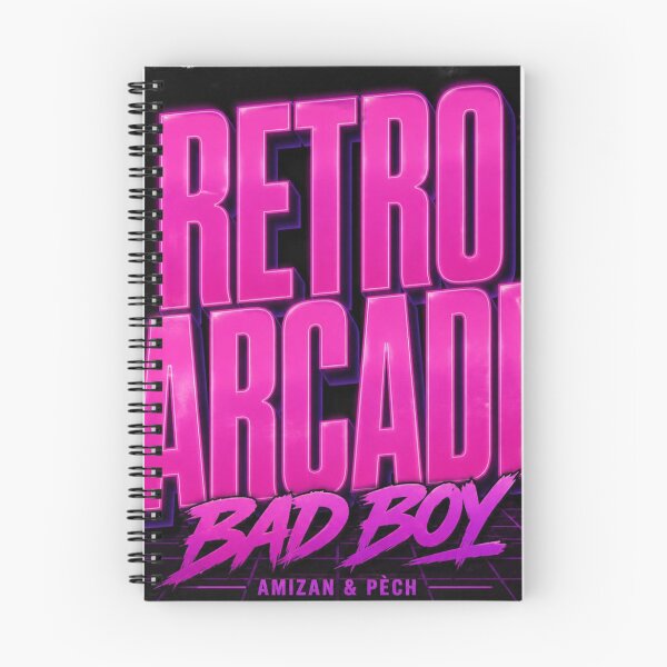 Item preview, Retro Arcade Bad Boy Neon Pink Typography Design  designed and sold by Lespribos .