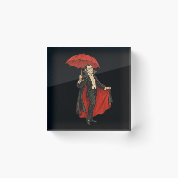 Item preview, Vintage Vampire Red Umbrella designed and sold by Pandaburba.