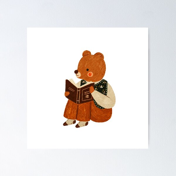 Item preview, Bookish Bear designed and sold by stzl26.