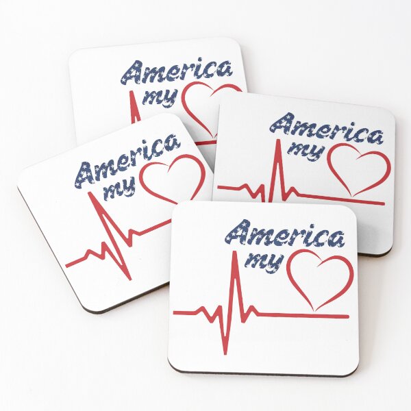 Item preview, I Love America designed and sold by ZSA Futuristic Art.