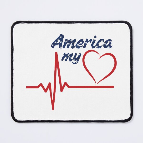 Item preview, I Love America designed and sold by ZSA Futuristic Art.