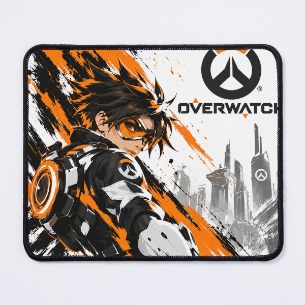 Item preview, Overwatch Tracer Orange and Black Gaming Art designed and sold by NBT-NOVA.