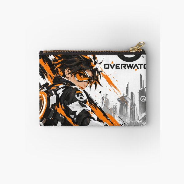 Item preview, Overwatch Tracer Orange and Black Gaming Art designed and sold by NBT-NOVA.