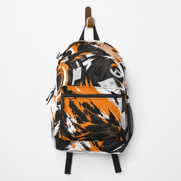 Item preview, Overwatch Tracer Orange and Black Gaming Art designed and sold by NBT-NOVA.