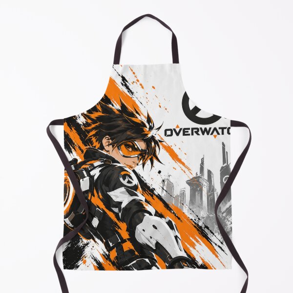 Item preview, Overwatch Tracer Orange and Black Gaming Art designed and sold by NBT-NOVA.