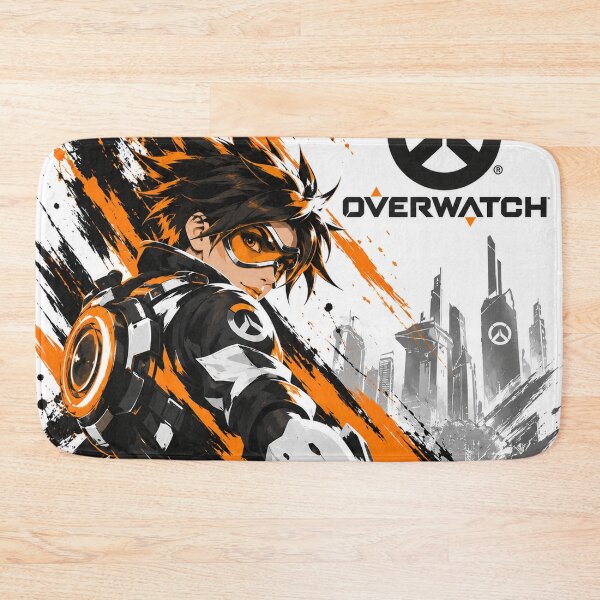 Item preview, Overwatch Tracer Orange and Black Gaming Art designed and sold by NBT-NOVA.