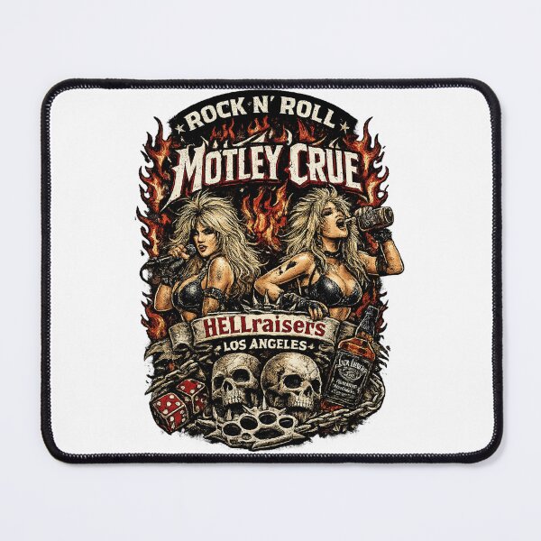 Item preview, Motley Crue Inspired Rock Band Graphic Design for Music Fans designed and sold by dings1357.