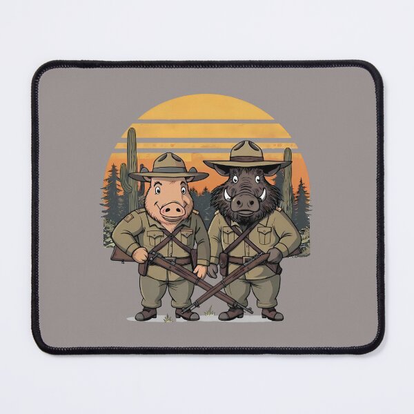 Item preview, Javelina Hunter Duo – Southwest Hunting and Western Wildlife Art designed and sold by Art-Arcade6.