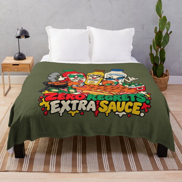 Item preview, Zero Regrets Extra Sauce – Funny BBQ Party designed and sold by Aimetoi.