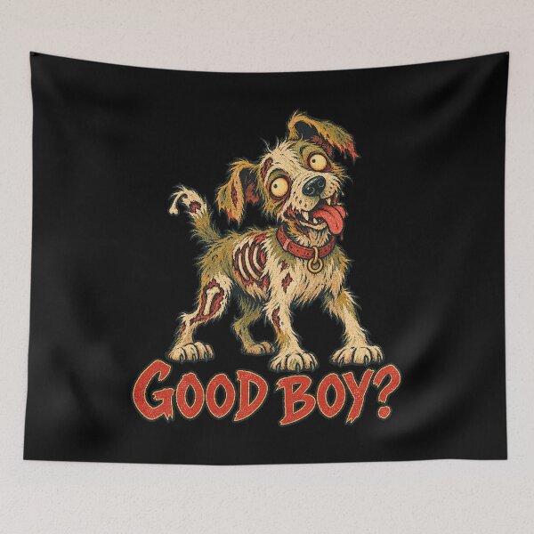 Item preview, Zombie Dog Good Boy Horror designed and sold by Pandaburba.