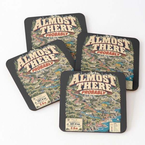 Item preview, Almost There Probably Funny Road Trip Design designed and sold by Castielalger.