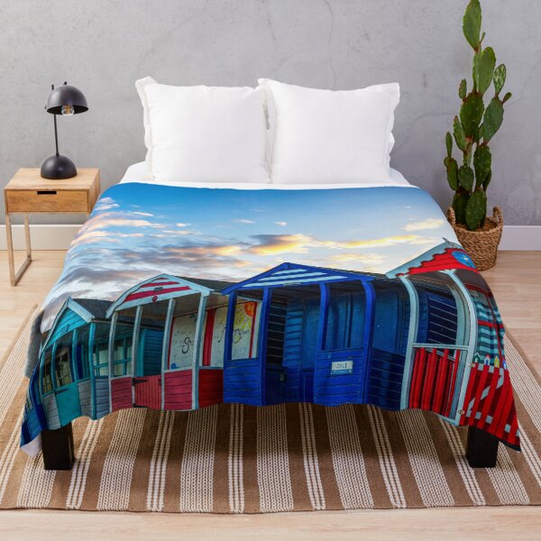 Item preview, Southwold Beach Huts at Sunset, Suffolk, England designed and sold by Paul Thompson Photography.