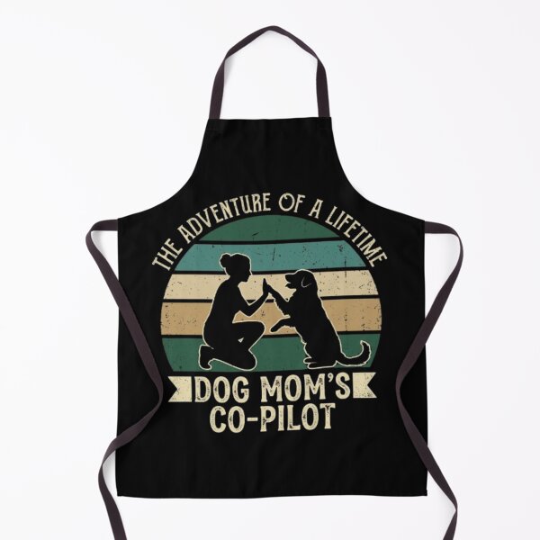 Item preview, Dog Mom's Co-Pilot The Adventure of a Lifetime | Retro Dog Mom Sunset designed and sold by Dogandesighn.