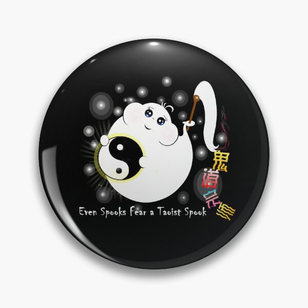 Item preview, Even Spooks Fear a Taoist Spook - Happy Halloween  designed and sold by Shirley cute art .