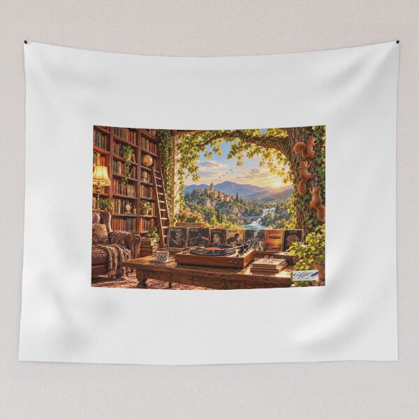 Item preview, A musical corner among books and nature designed and sold by JJESTOICO.