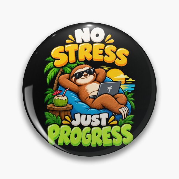 Item preview, No Stress just progress designed and sold by Edrien Design.