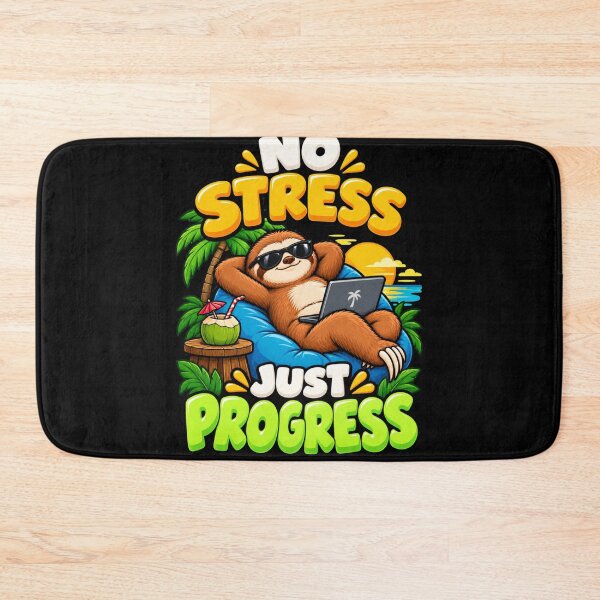 Item preview, No Stress just progress designed and sold by Edrien Design.
