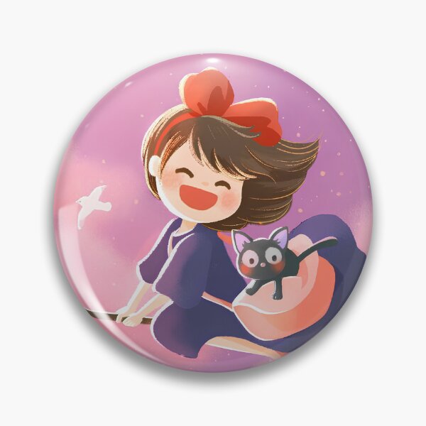 Item preview, Cute smile art girl [[kiki's]] -%[ghiblis]%- flying aways  designed and sold by Wholanshop.