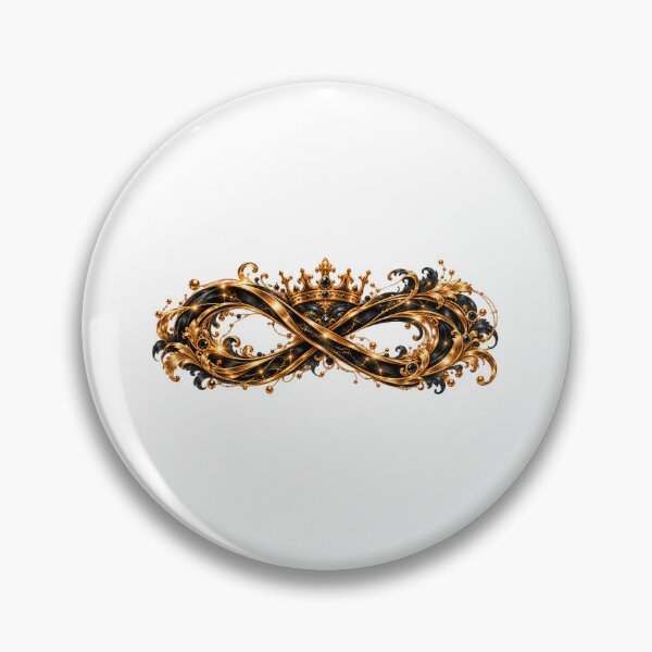 Item preview, Luxury Black & Gold Infinity Crown designed and sold by Inrastylish888.