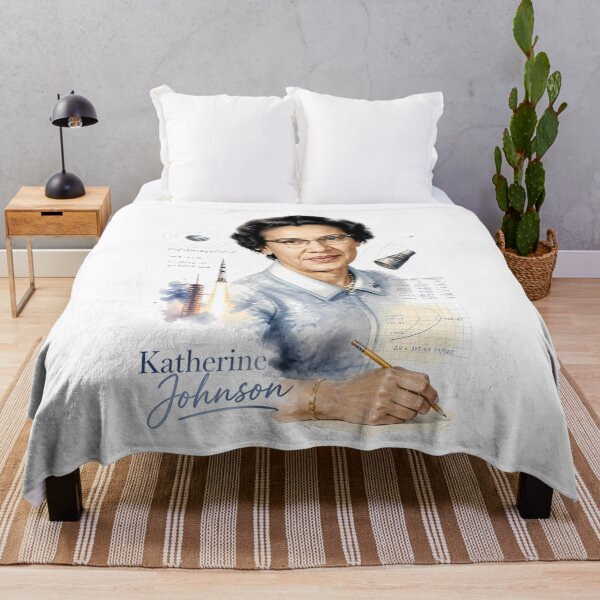 Aperçu de l'œuvre Katherine Johnson créée et vendue par Sarcastic designs.