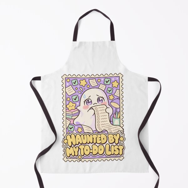 Item preview, Haunted by my todo list designed and sold by WhimsyPeachCo.