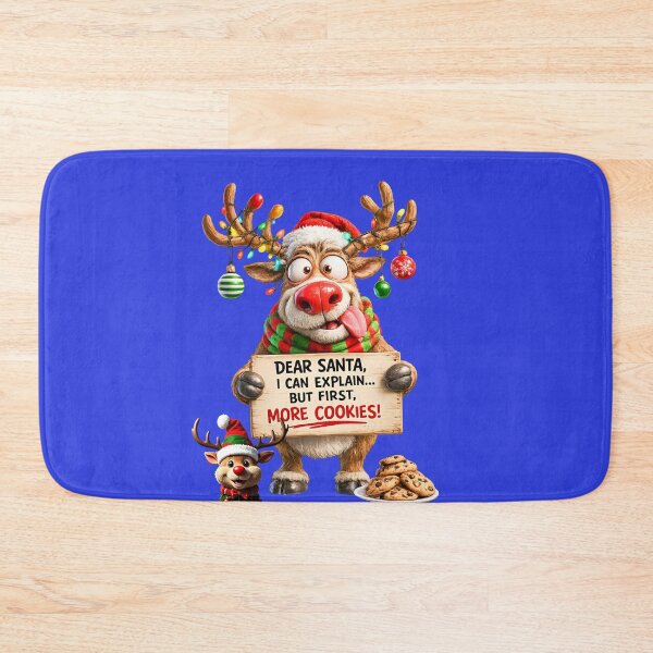 Item preview, Funny Christmas Reindeer Dear Santa More Cookies Meme designed and sold by Funnygiftsstudio .