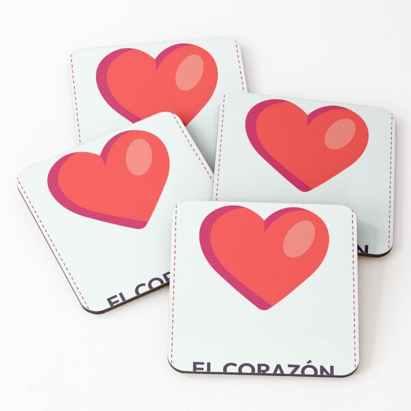 Item preview, El Corazón Lotería Card · The Heart · Mexican Loteria No. 4 designed and sold by EdicionesSastal.