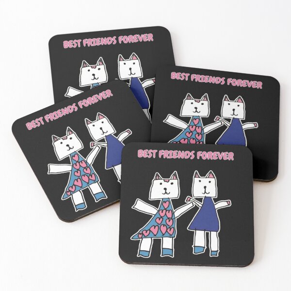 Item preview, Best Friends Forever - Original 5 Year Old Kids Drawing Art designed and sold by Scribe2Vibe.