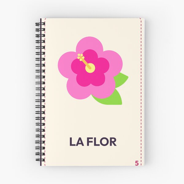 Item preview, La Flor Lotería Card · The Flower · Mexican Loteria No. 5 designed and sold by EdicionesSastal.