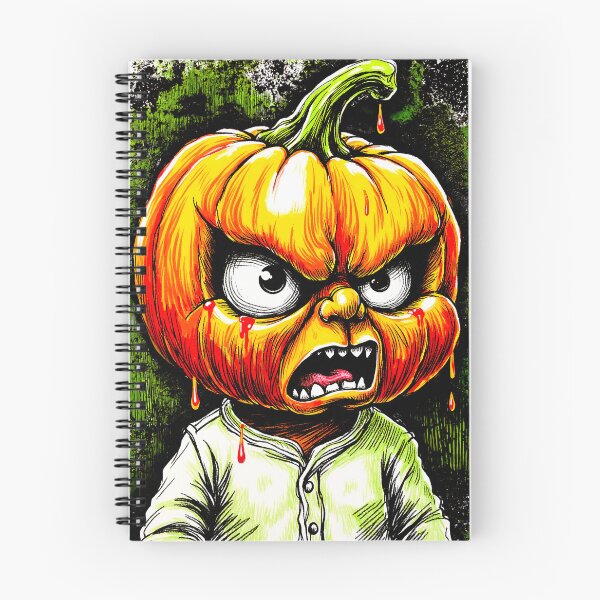 Item preview, Talking Pumpkin Head Boy – Expressive Face Halloween Art designed and sold by QQQueen.