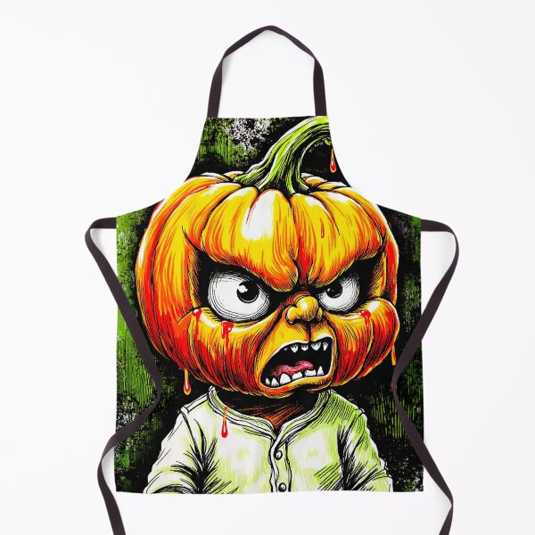 Item preview, Talking Pumpkin Head Boy – Expressive Face Halloween Art designed and sold by QQQueen.