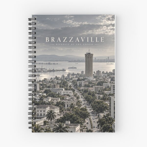 Item preview, Brazzaville Cinematic Monochrome City Artwork designed and sold by MichaeIRellov.