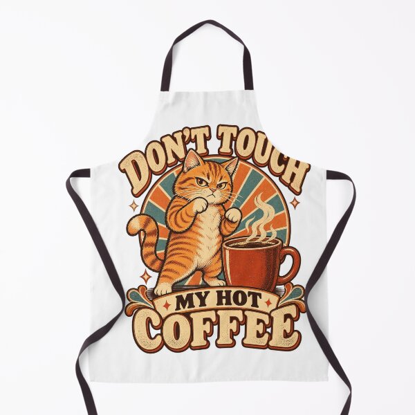 Item preview, Vintage Orange Tabby Coffee Guard Funny Retro Cat designed and sold by bestsavenow555.