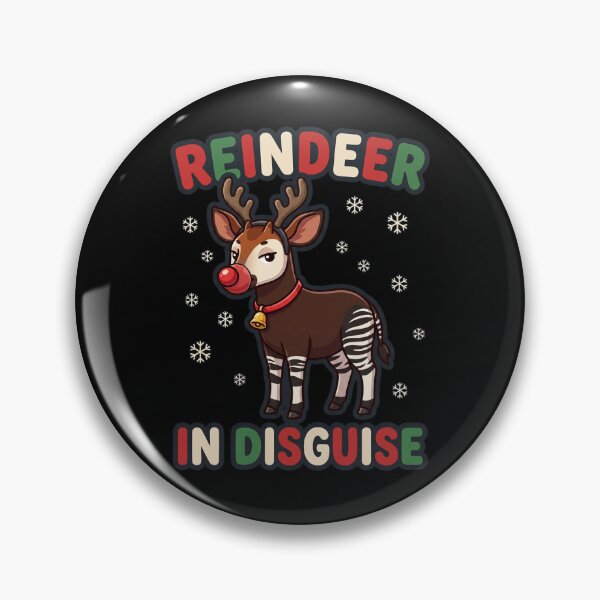 Item preview, Reindeer in Disguise Funny Okapi Christmas Fake Antlers designed and sold by MIRAJIL.