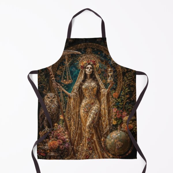 Item preview, Gold Dress Santa Muerte designed and sold by AliceWhiteDF.