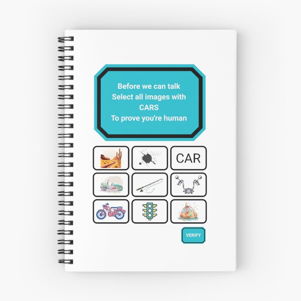 Item preview, Select All Cars - Funny CAPTCHA Robot Test Tech Meme designed and sold by Caj77.