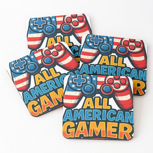 Item preview, All American Gamer USA Flag Video Game Controller 4th of July Gaming designed and sold by CHariliha-ka.