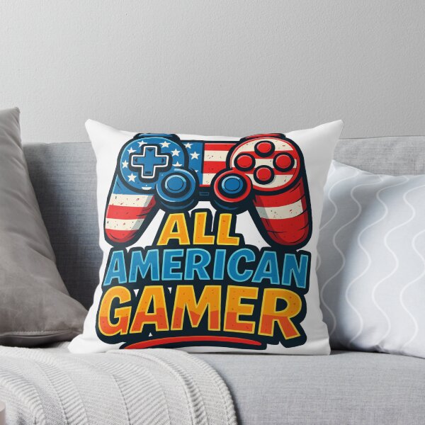 Item preview, All American Gamer USA Flag Video Game Controller 4th of July Gaming designed and sold by CHariliha-ka.