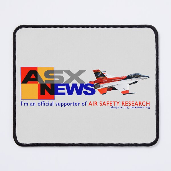 Item preview, Official ASX News Aviation Safety Research Supporter designed and sold by ASX Research Merch.