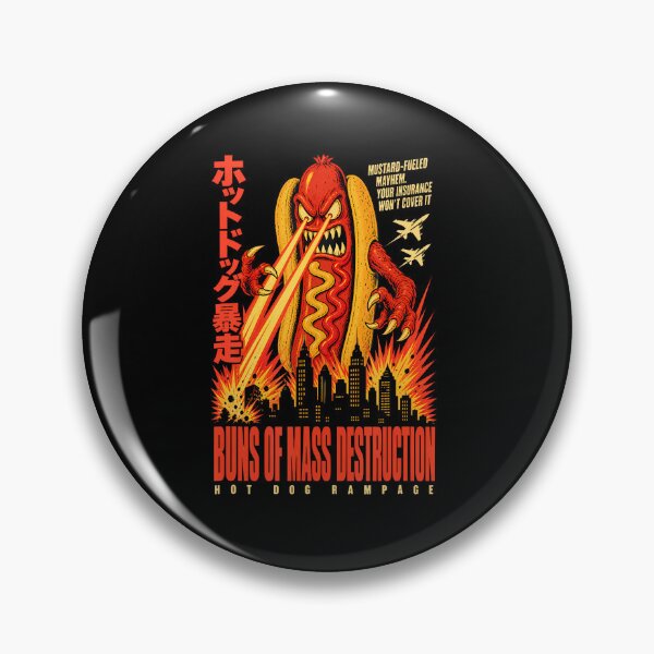 Item preview, Buns Of Mass Destruction Hot Dog Rampage Monster designed and sold by OddityVault.